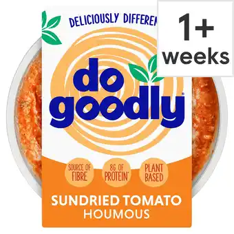 Tesco Do Goodly Sun Dried Tomato Houmous 150g offer