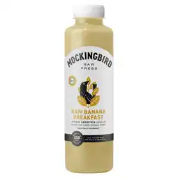 Tesco Mockingbird Raw Banana Breakfast Smoothie 500ml offer