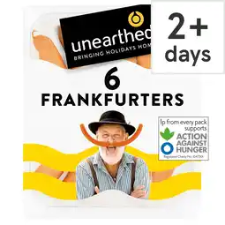 Tesco Unearthed Bavarian 6 Frankfurters 300g offer