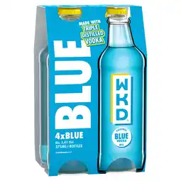 Tesco WKD Original Alcoholic Mix Blue 4 x 275ml offer