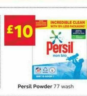 SuperValu Persil Powder offer