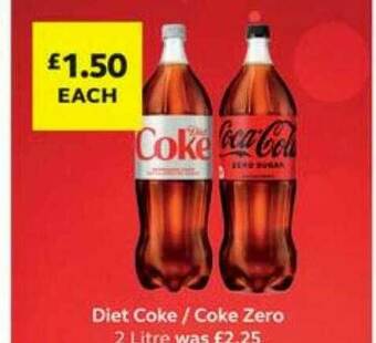 SuperValu Diet Coke Coke Zero offer