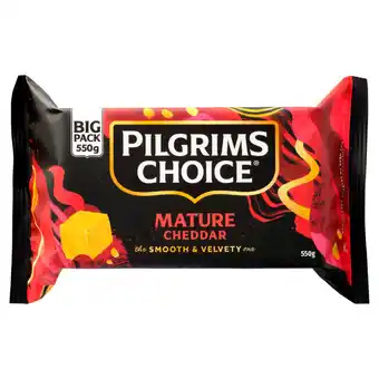 Asda Pilgrims Choice Mature Cheddar 550g offer