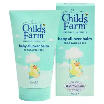 Asda Childs Farm Baby All Over Balm 50ml offer