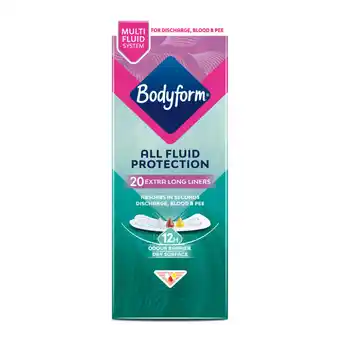 Asda Bodyform Dailies All Fluid XL Panty Liners 20 pack offer