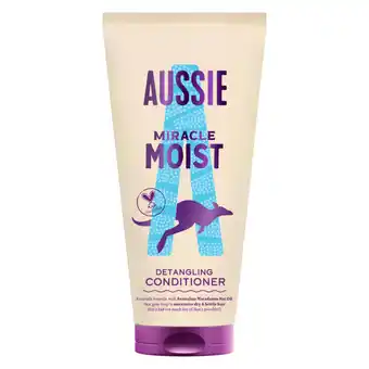 Asda Aussie Miracle Moist Shampoo 180ml. Moisture-Quenching Formula to Revive Dry Hair offer