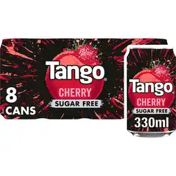 Tesco Tango Cherry Sugar Free Soft Drink 8 x 330ml offer
