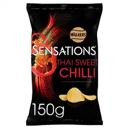 Tesco Walkers Sensations Crisps - Thai Sweet Chilli 150g offer