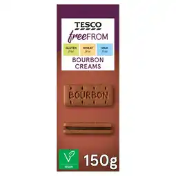 Tesco Tesco Free From Bourbon Creams Biscuits 150g offer