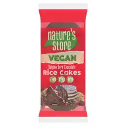 Tesco Nature's Store Gluten Free Wholegrain Dark Chocolate Rice Cakes 100g offer