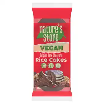 Tesco Nature's Store Gluten Free Wholegrain Dark Chocolate Rice Cakes 100g offer
