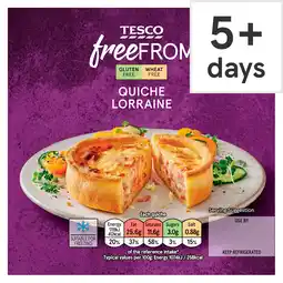 Tesco Tesco Free From Quiche Lorraine 160G offer