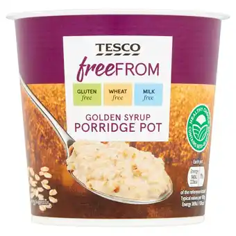 Tesco Tesco Free From Gluten Syrup Porridge Pot 55G offer
