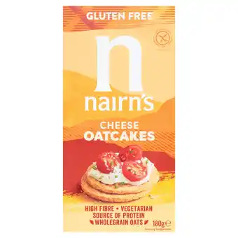 Tesco Nairn's Gluten Free Cheese Oatcakes 180g offer