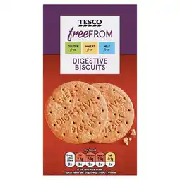 Tesco Tesco Free From Digestive Biscuits 160G offer