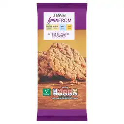Tesco Tesco Free From Stem Ginger Cookies 150g offer