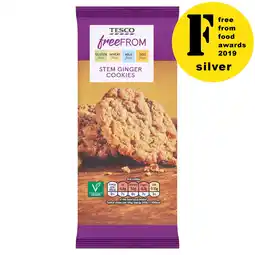 Tesco Tesco Free From Stem Ginger Cookies 150g offer