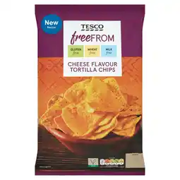 Tesco Tesco Free From Nacho Cheese Tortilla Chips 200g offer