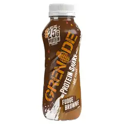 Tesco Grenade Protein Shake Fudge Brownie Flavour 330ml offer