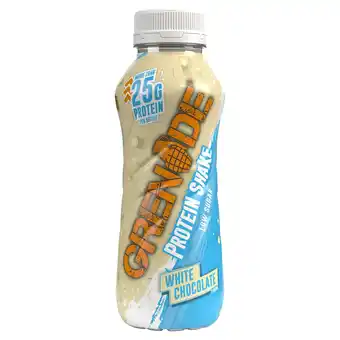 Tesco Grenade Protein Shake White Chocolate Flavour 330ml offer