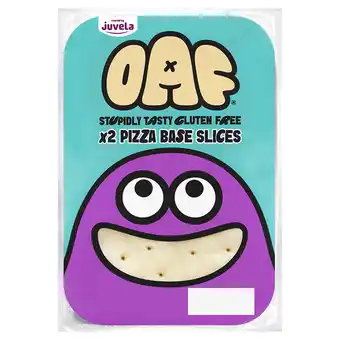 Tesco OAF Gluten Free 2 Pizza Base Slices 220g offer