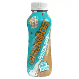Tesco Grenade Protein Shake Chocolate Salted Caramel Flavour 330ml offer
