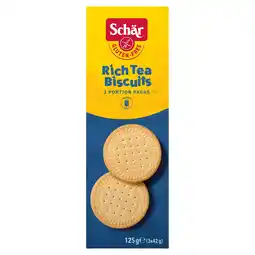 Tesco Schar Rich Tea Biscuits 125G offer