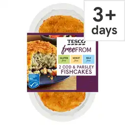 Tesco Tesco Free From Cod & Parsley Fishcake 270G offer