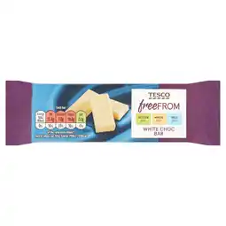 Tesco Tesco Free From White Chocolate Bar 35G offer