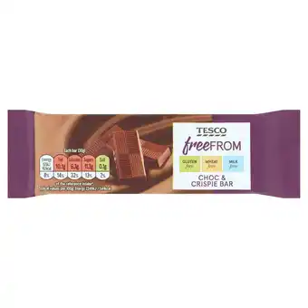 Tesco Tesco Free From Chocolate & Crispie Bar 30G offer