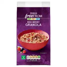 Tesco Tesco Free From Red Berry Granola 350g offer