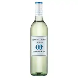 Tesco Mcguigan Zero Sauvignon Blanc 75Cl offer