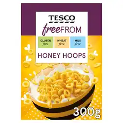 Tesco Tesco Free From Honey Hoops 300G offer