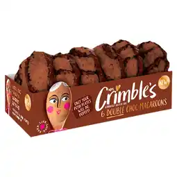 Tesco Mrs Crimble's 6 Double Choc Macaroons 195g offer