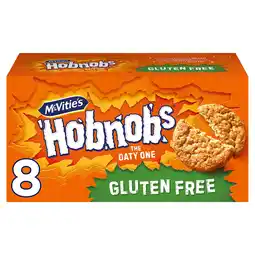 Tesco McVitie's Gluten Free Original Hobnobs Biscuits 150g offer