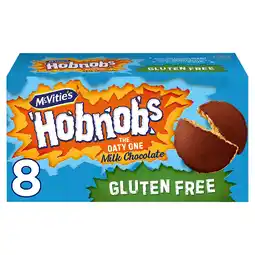 Tesco McVitie's Gluten Free Milk Chocolate Hobnobs Biscuits 150g offer