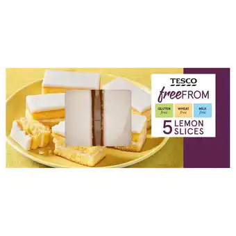 Tesco Tesco Free From Lemon Cake Slices 5 Pack offer