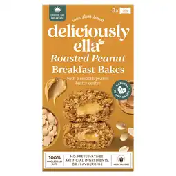 Tesco Deliciously Ella Roasted Peanut Breakfast Bakes 150g offer