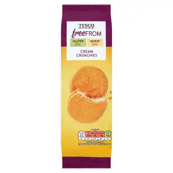 Tesco Tesco Free From Cream Biscuit Crunchies 180g offer