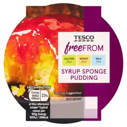 Tesco Tesco Free From Syrup Sponge 115G offer