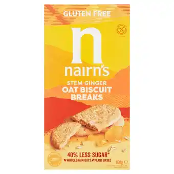 Tesco Nairn's Gluten Free Oat Biscuit Breaks 160g offer