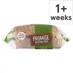 Tesco Promise Gluten Free Chia & Quinoa Sliced Bread Loaf 480g offer