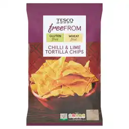 Tesco Tesco Free From Chilli & Lime Tortilla Chips 200g offer