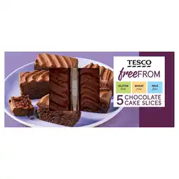 Tesco Tesco Free From Chocolate Cake Slices 5 Pack offer