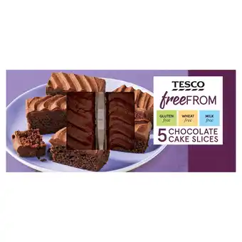 Tesco Tesco Free From Chocolate Cake Slices 5 Pack offer