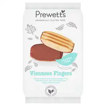 Tesco Prewetts Gluten Free Viennese Finger 120g offer