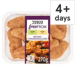Tesco Tesco Free From Breaded Chicken Goujons 270g offer