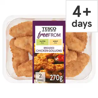 Tesco Tesco Free From Breaded Chicken Goujons 270g offer