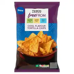 Tesco Tesco Free From Cool Flavour Tortilla Chips 200g offer