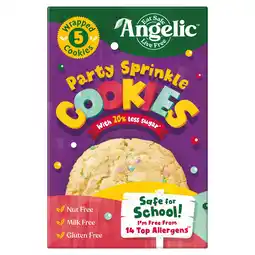 Tesco Angelic Kids Party Sprinkles Cookies 120g offer